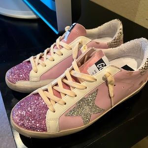 ❌SOLD❌Golden Goose - 💜Purple Glitter/Pink🩷Superstars - 38